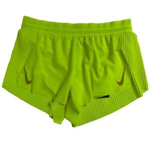NWT Nike Dri-Fit ADV AeroSwift Running Shorts - CZ9398-702 - Volt - Small